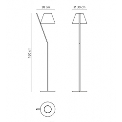 LA PETITE FLOOR 17530 LAMPA STOJĄCA ARTEMIDE  Różne kolory